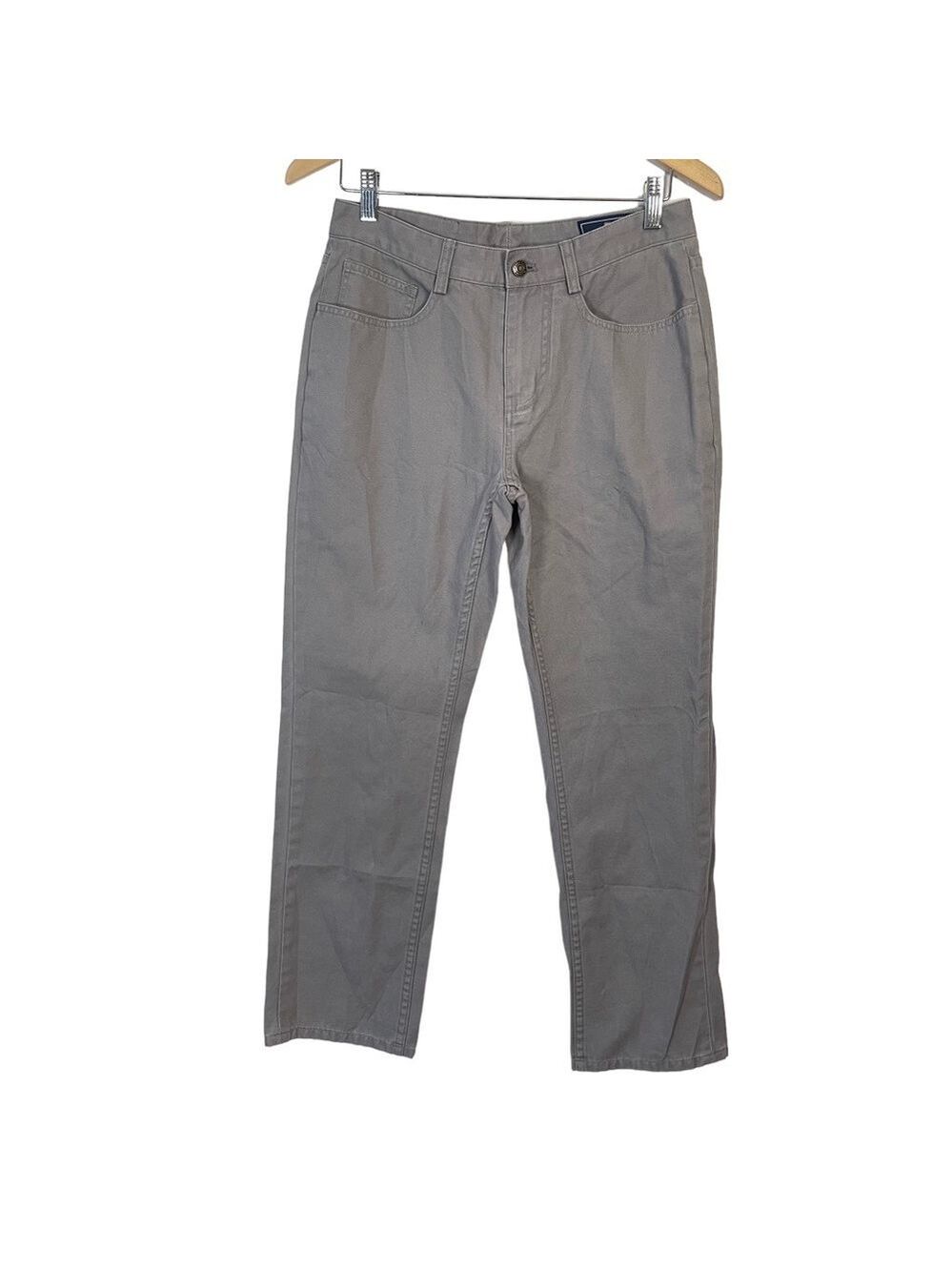 Vineyard Vines Men’s Grey Twill Mid Rise Flat Front Chinos Pants 30X30”